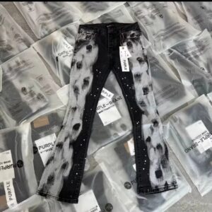 Splatter-Wash Straight Jeans
